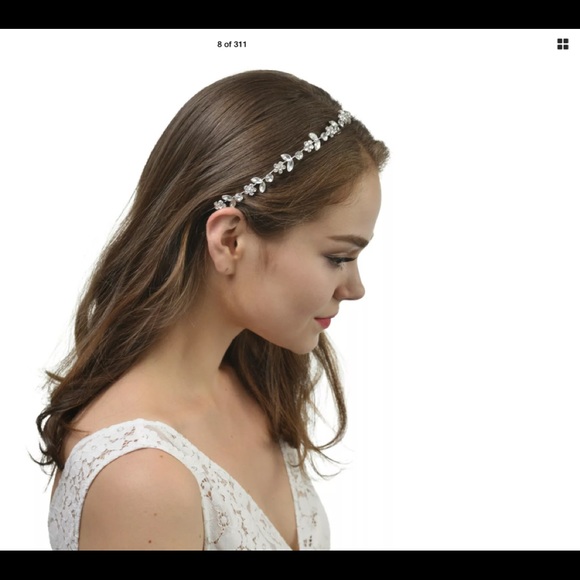New Beautiful wire/ribbon hair accessory//headband - Picture 3 of 7
